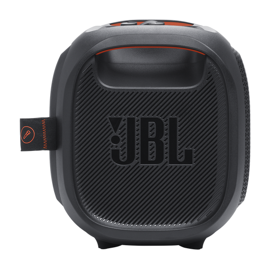 JBL PartyBox On-the-Go Essential - Black - Portable party speaker with built-in lights and wireless mic - Right image number null