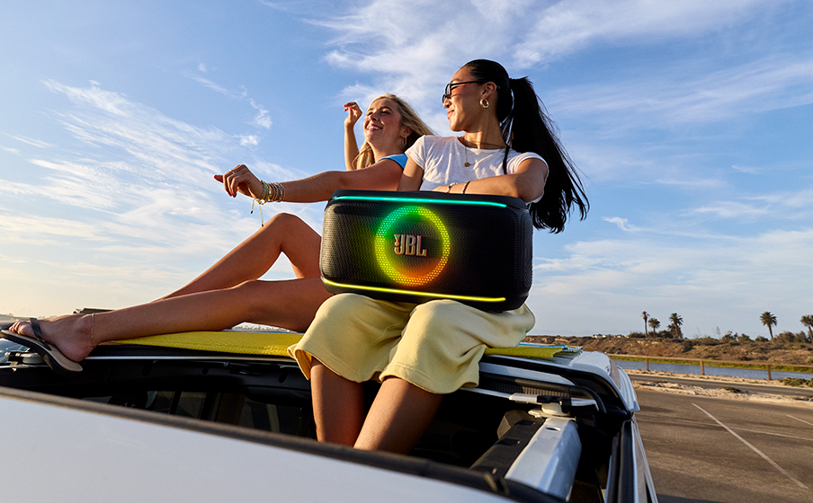 JBL PartyBox On-the-Go 2 | Portable party speaker with one