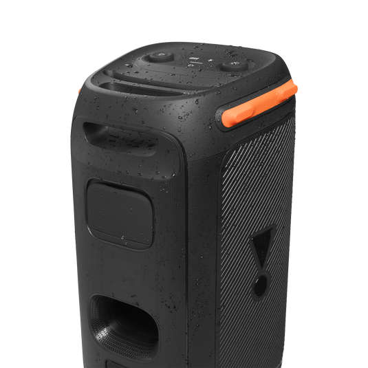 JBL Partybox 110 - Black - Portable party speaker with 160W powerful sound, built-in lights and splashproof design. - Detailshot 6 image number null