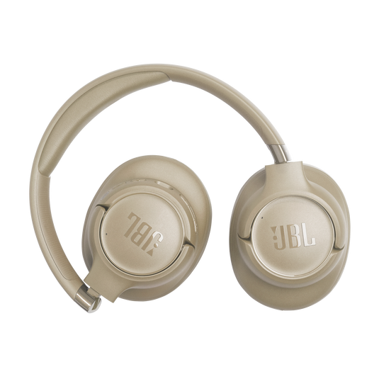 JBL Tune 780NC - Beige - Wireless over-ear Noise Cancelling headphones - Back image number null