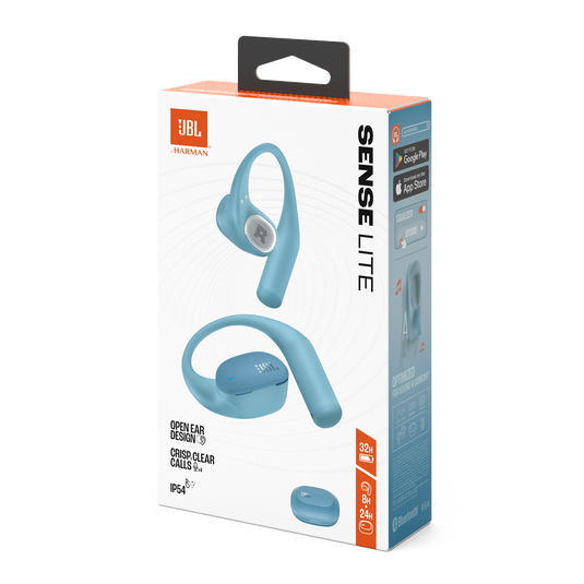 JBL SENSE LITE ワイヤレスヘッドホン ライトブルー JBL Sense Lite | True Wireless Open-ear Headphones