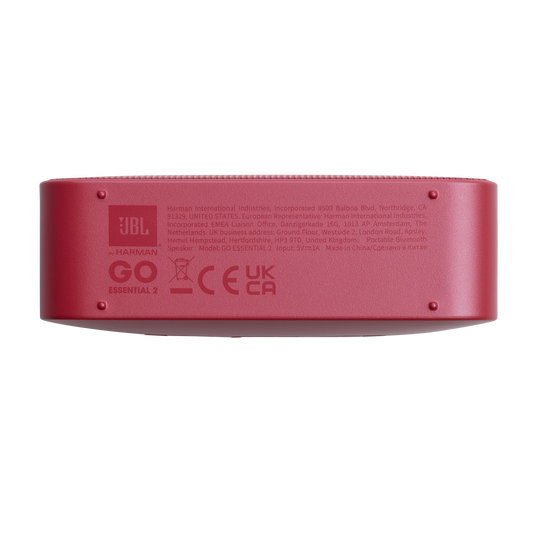 【新品/未使用】JBL GO 2@RED JBL Go Essential 2 | Portable Waterproof Speaker