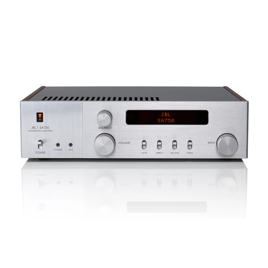 JBL SA750 - Teak - Streaming Integrated Stereo Amplifier - Top image number null