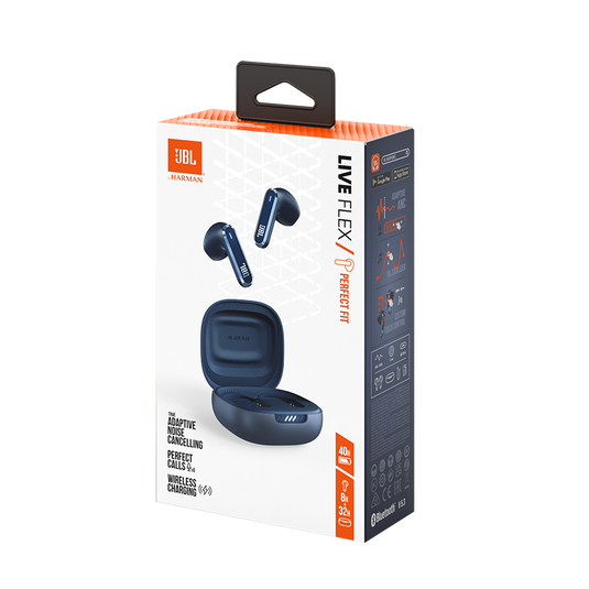 JBL Live Flex - Blue - True wireless Noise Cancelling earbuds - Detailshot 11 image number null