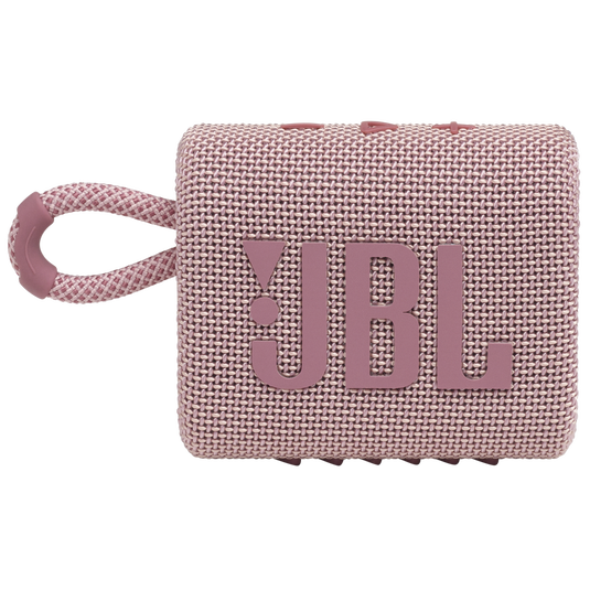 JBL Go 3 - Pink - Portable Waterproof Speaker - Front image number null