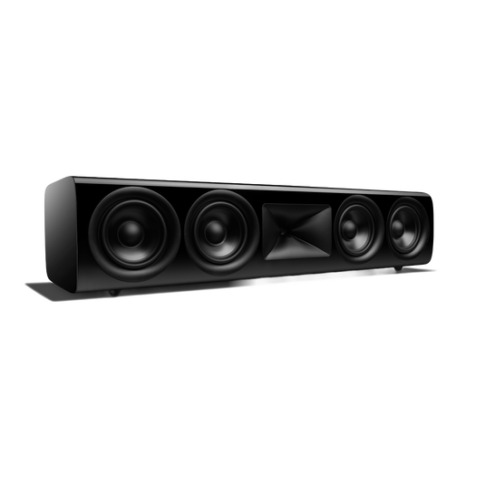 HDI-4500 - Black Gloss - 2 ½-way Quadruple 5.25-inch (130mm) Center Channel Loudspeaker - Left image number null