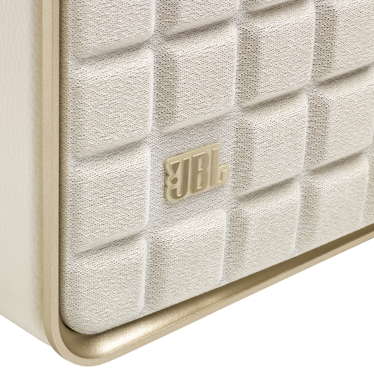 JBL Authentics 300 - White - Portable smart home speaker with Wi-Fi, Bluetooth and voice assistants with retro design. - Detailshot 2 image number null