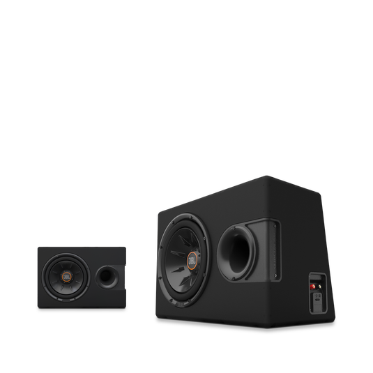 S2-1024SS - Black - 10" (250mm) Slipstream ported enclosure - Hero image number null