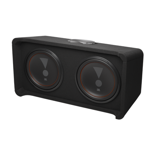 CLUB 1200D - Black - Ported enclosure with two 12" (300mm) Club subwoofers - Hero image number null