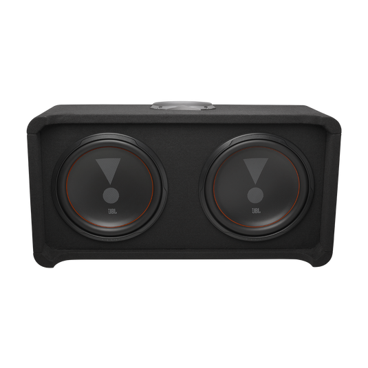 CLUB 1200D - Black - Ported enclosure with two 12" (300mm) Club subwoofers - Front image number null