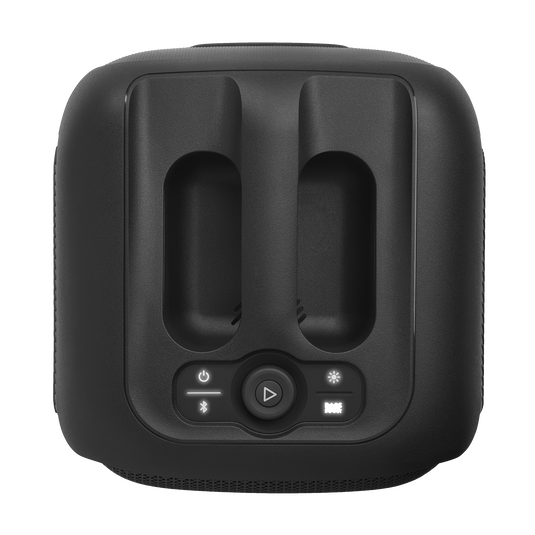 JBL Partybox Encore Essential - Black - Portable party speaker with powerful 100W sound, built-in dynamic light show, and splash proof design. - Top image number null