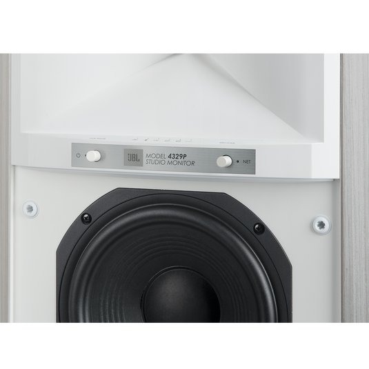 4329P Studio Monitor Powered Loudspeaker System - White Aspen - Powered Bookshelf Loudspeaker System - Detailshot 8 image number null