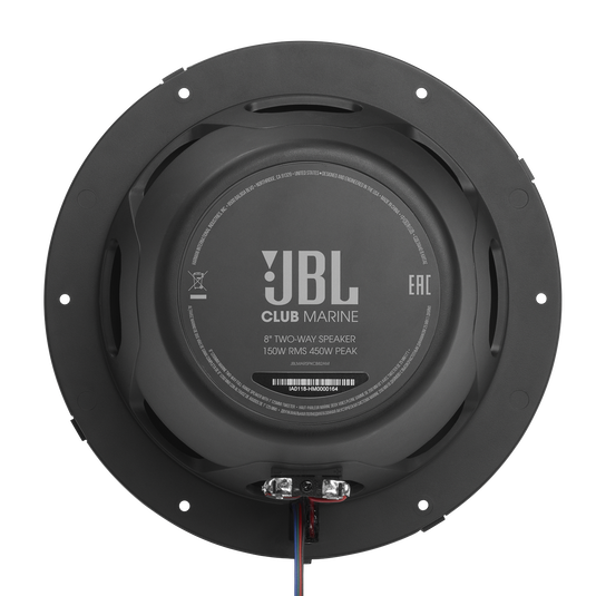 Club Marine 8" Two-Way Speaker - White Gloss - Back image number null
