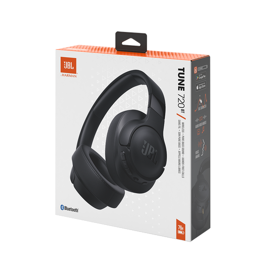 JBL Tune 720BT - Black - Wireless over-ear headphones - Detailshot 10 image number null