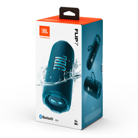 JBL Flip 7 - Blue - Portable waterproof and drop-proof  speaker - Detailshot 9 image number null