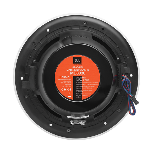 JBL Stadium Marine M8030 - Black - Take JBL concert level sound to the high seas. - Back image number null