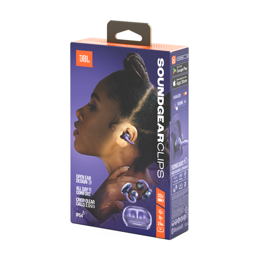 JBL Soundgear Clips - Purple - True wireless open-ear headphones - Detailshot 15 image number null