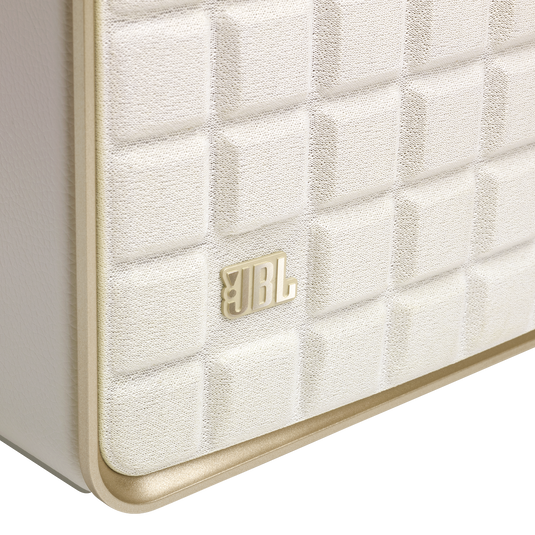 JBL Authentics 200 - White - Smart home speaker with Wi-Fi, Bluetooth and Voice Assistants with retro design - Detailshot 3 image number null