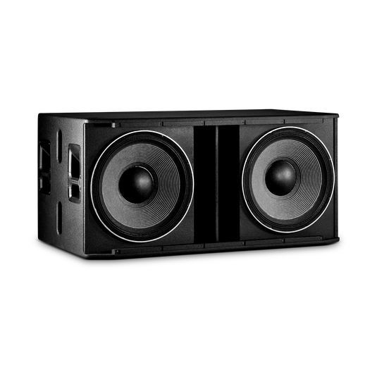JBL SRX828SP - Black - 18" Dual Self-Powered Subwoofer System  - Detailshot 1 image number null