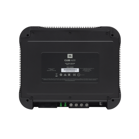 Club A600 - Black - High performance mono subwoofer car amplifier - Bottom image number null