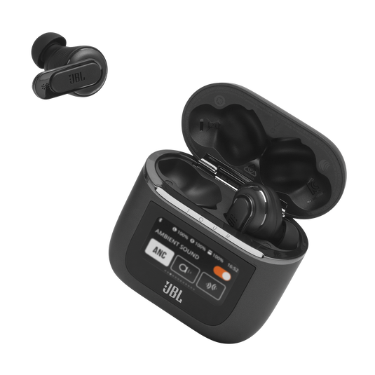 JBL Tour Pro 2 - Black - True wireless Noise Cancelling earbuds - Detailshot 4 image number null
