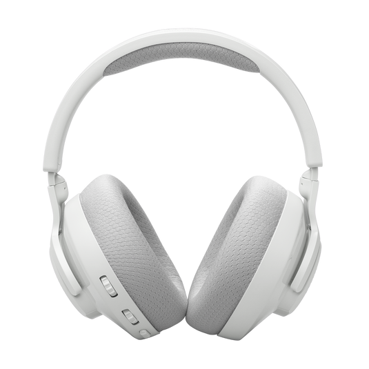 JBL Quantum 360 Wireless - White - Wireless over-ear gaming headset with surround sound and detachable mic - Back image number null