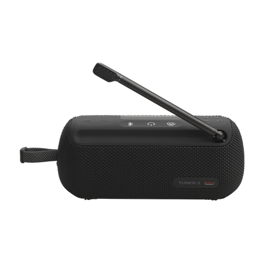 JBL Tuner 3 - Black - Portable DAB/DAB+/FM radio with Bluetooth - Back image number null