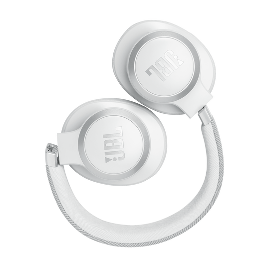 JBL Live 770NC - White - Wireless Over-Ear Headphones with True Adaptive Noise Cancelling - Detailshot 5 image number null