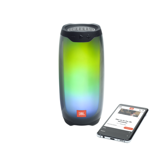 JBL Pulse 4 - Black - Portable Bluetooth Speaker - Front image number null