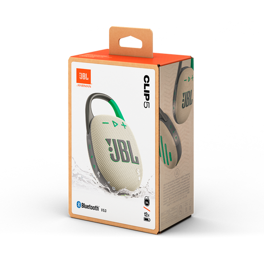 JBL Clip 5 - Sand - Ultra-portable waterproof speaker - Detailshot 15 image number null