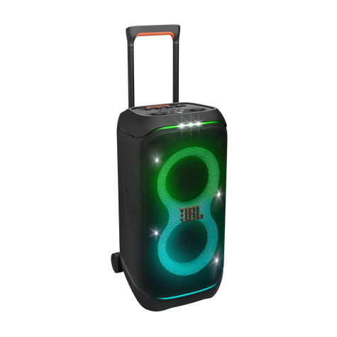 JBL PartyBox Stage 320 - Black - Portable party speaker with wheels - Hero Image of JBL PartyBox Stage 320