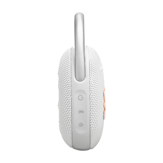 JBL Clip 5 - White - Ultra-portable waterproof speaker - Left image number null