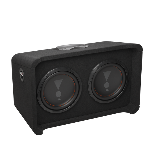 CLUB 1000D - Black - Ported enclosure with two 10" (250mm) Club subwoofers - Hero image number null