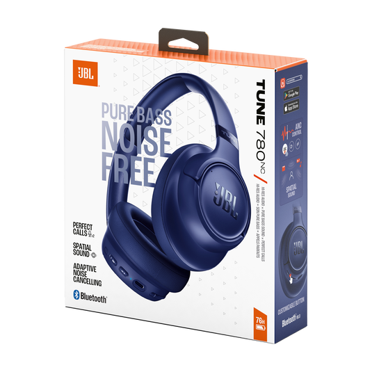 JBL Tune 780NC - Blue - Wireless over-ear Noise Cancelling headphones - Detailshot 15 image number null