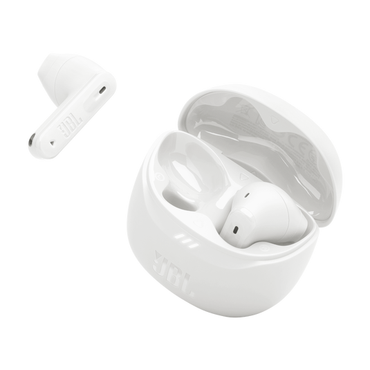 JBL Tune Flex 2 - White - True Wireless Noise Cancelling Earbuds - Detailshot 2 image number null