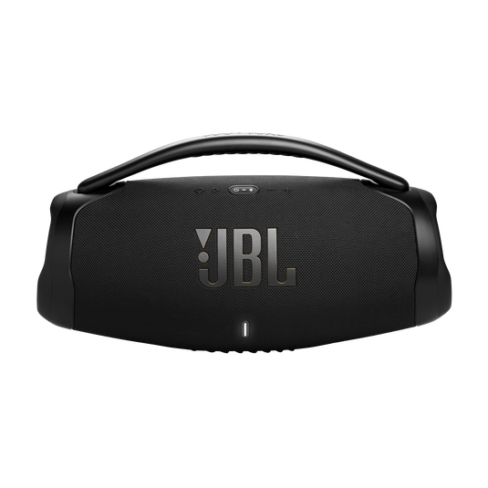 JBL Boombox 3 Wi-Fi - Black - Powerful Wi-Fi and Bluetooth portable speaker - Front image number null