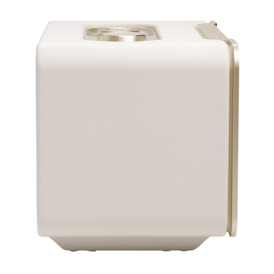 JBL Authentics 200 - White - Smart home speaker with Wi-Fi, Bluetooth and Voice Assistants with retro design - Left image number null