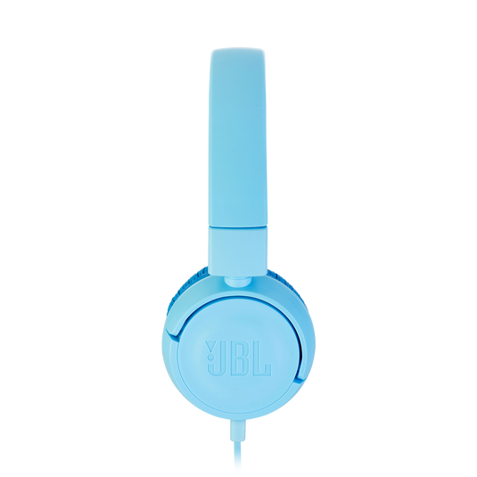 JBL JR300 - Ice Blue - Kids on-ear Headphones - Detailshot 1 image number null