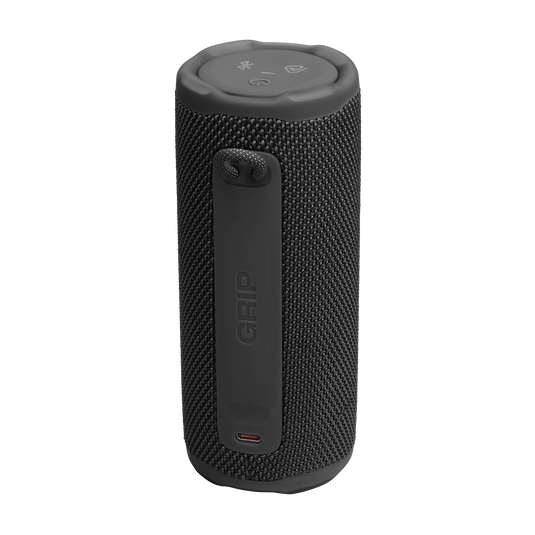 JBL Grip - Black - Compact Bluetooth speaker with bold JBL Pro Sound and ambient light - Back image number 1