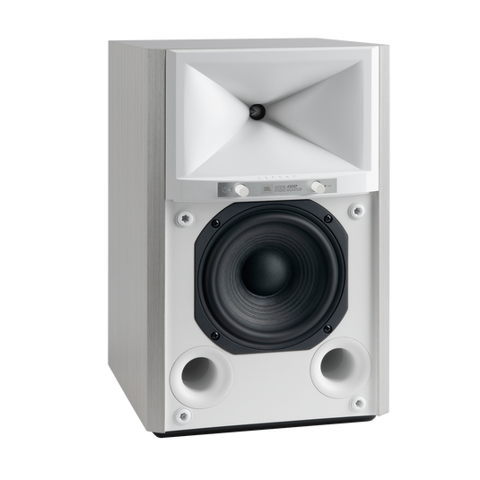 4305P Studio Monitor - White Aspen - Powered Bookshelf Loudspeaker System - Detailshot 6 image number null