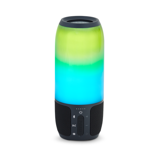 JBL Pulse 3 - Black - Waterproof portable Bluetooth speaker with 360&deg; lightshow and sound. - Back image number null