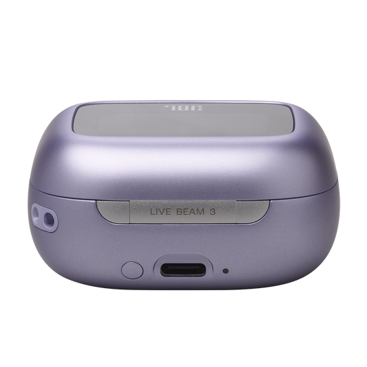 JBL Live Beam 3 - Purple - True wireless noise-cancelling closed-stick earbuds - Detailshot 4 image number null