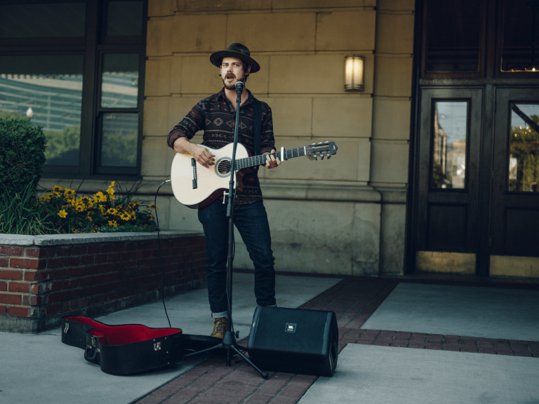 1. Busking From Afar