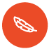 Lightweight comfort-fit headphones icon